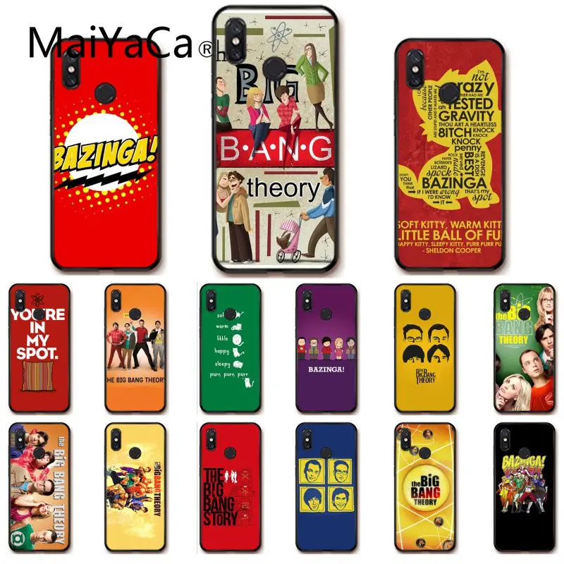 Чехол для телефона Maiyaca Bazinga Теория Большого Взрыва ТВ шоу Xiaomi mi5 6 A1 A2 Lite Mi9 9SE mi8lite