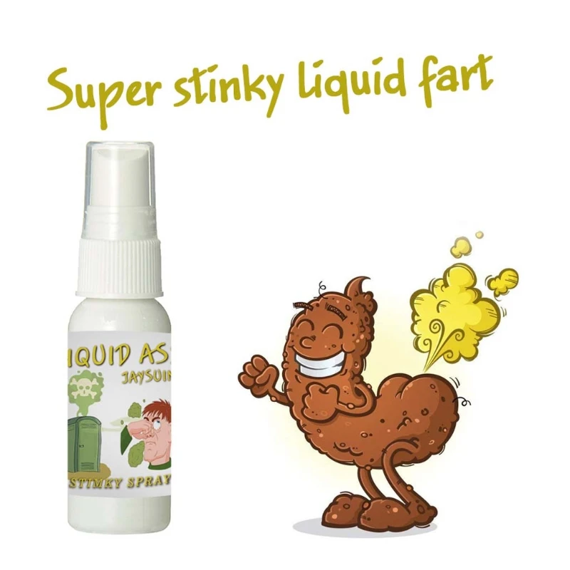 30ml Super Stinky Liquid Fart Terrible Smell Spray Long Lasting Smell Halloween Prank Toy Adults Children Spoof Odor Spray
30ml Super Stinky Liquid Fart Terrible Smell Spray Long Lasting Smell Halloween Prank Toy Adults Children Spoof Odor Spray