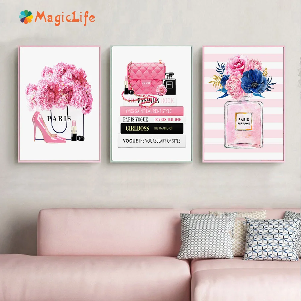 Fashion Paris Perfume Book Flower Handbag wall decor picture Canvas Painting Wall Art wall painting living room unframed
Fashion Paris Perfume Book Flower Handbag wall decor picture Canvas Painting Wall Art wall painting living room unframed
