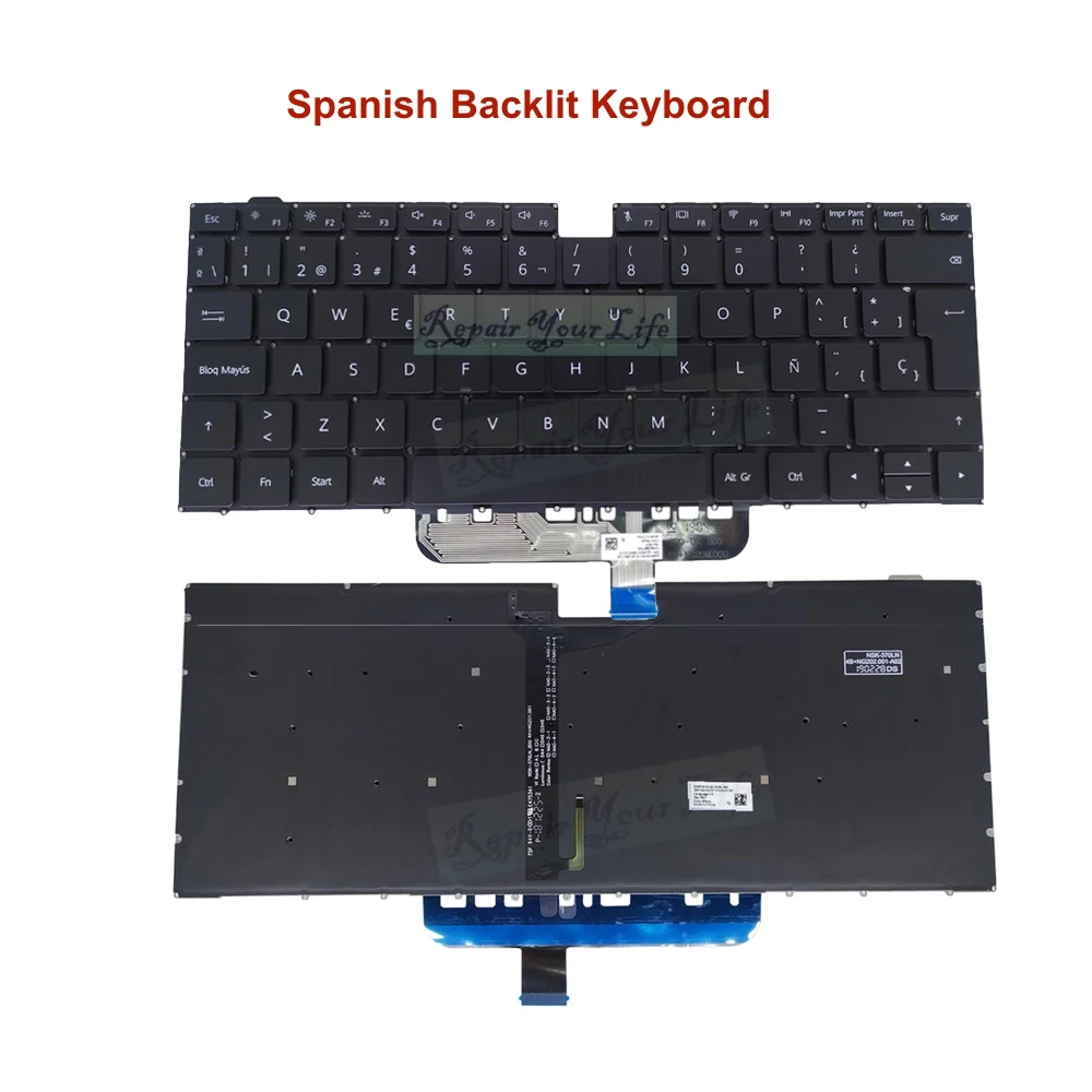 2H-BCQSPH80121 UK/GB US Spanish Backlit Keyboard for Huawei MateBook D14 2020 D15 9Z.NG2LN.001 SP/ES/LA Spain Notebook Keyboards
2H-BCQSPH80121 UK/GB US Spanish Backlit Keyboard for Huawei MateBook D14 2020 D15 9Z.NG2LN.001 SP/ES/LA Spain Notebook Keyboards