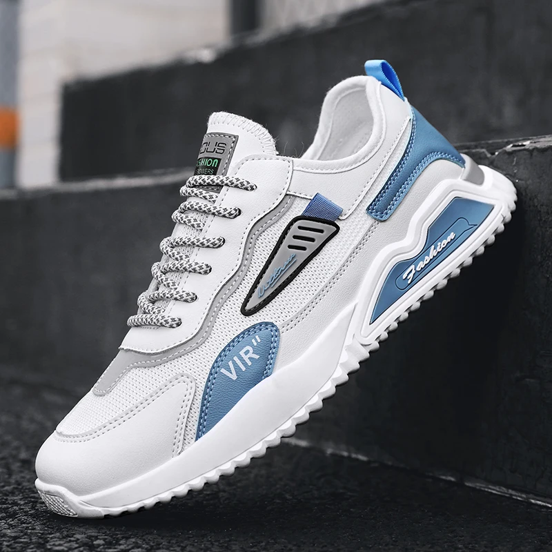 New Summer Fashion Men's Sport Shoes High Quality Leather Soft Sole Casual Shoes Lightweight Breathable Mesh Male Sneakers
New Summer Fashion Men's Sport Shoes High Quality Leather Soft Sole Casual Shoes Lightweight Breathable Mesh Male Sneakers