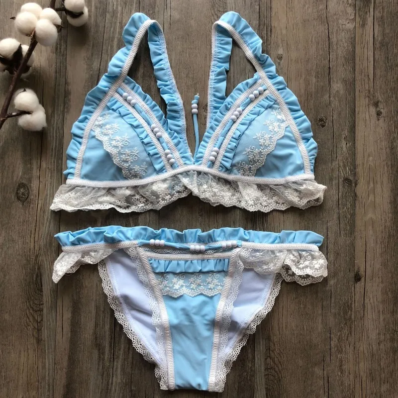 2020 Triangle Bikini_ Swimsuit Sexy Lace Panel Bikini Sexy 2 Piece Set Women Swimming Suit for Women Bathing Suits Woman 2020
2020 Triangle Bikini_ Swimsuit Sexy Lace Panel Bikini Sexy 2 Piece Set Women Swimming Suit for Women Bathing Suits Woman 2020