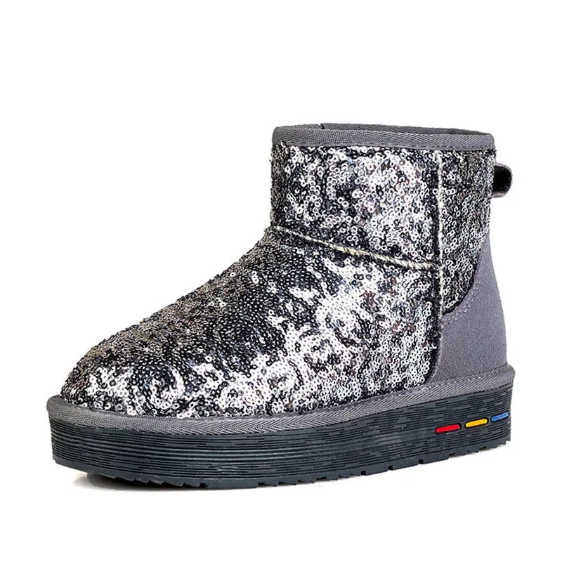 MHYONS Snow Boots Women's autumn and Winter Short tube sequins Casual warm Cotton shoes Casual ladies ankle Boots 35-40
MHYONS Snow Boots Women's autumn and Winter Short tube sequins Casual warm Cotton shoes Casual ladies ankle Boots 35-40