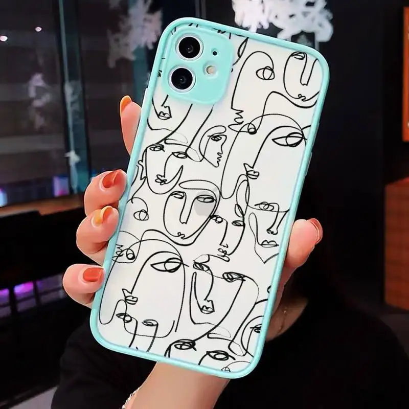 Funny Face Abstract art Cartoon Phone Cases matte transparent For iphone 7 8 11 12 plus mini x xs xr pro max cover
Funny Face Abstract art Cartoon Phone Cases matte transparent For iphone 7 8 11 12 plus mini x xs xr pro max cover