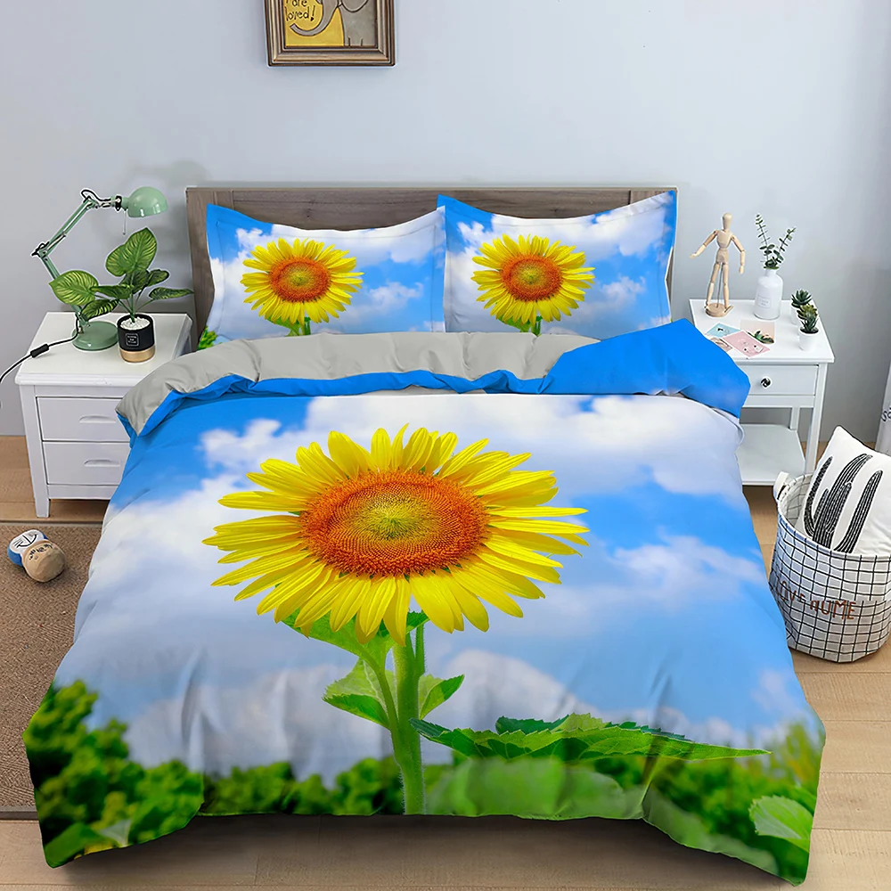 3D Aesthetic Sets Landscape Duvet Cover Sunflower Pattern Twin/Queen/King Size Bed Room Comfortable Bedding for Kids
3D Aesthetic Sets Landscape Duvet Cover Sunflower Pattern Twin/Queen/King Size Bed Room Comfortable Bedding for Kids