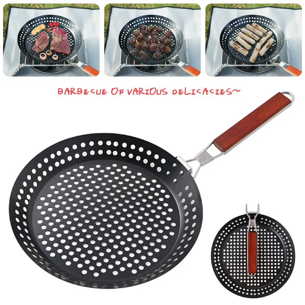 Folding Handle Grip Grill BBQ Hot Plate Pans Cooking Tools Baking Mold Tray Home Kitchen Accessories Multi-function Frying Pan
Folding Handle Grip Grill BBQ Hot Plate Pans Cooking Tools Baking Mold Tray Home Kitchen Accessories Multi-function Frying Pan