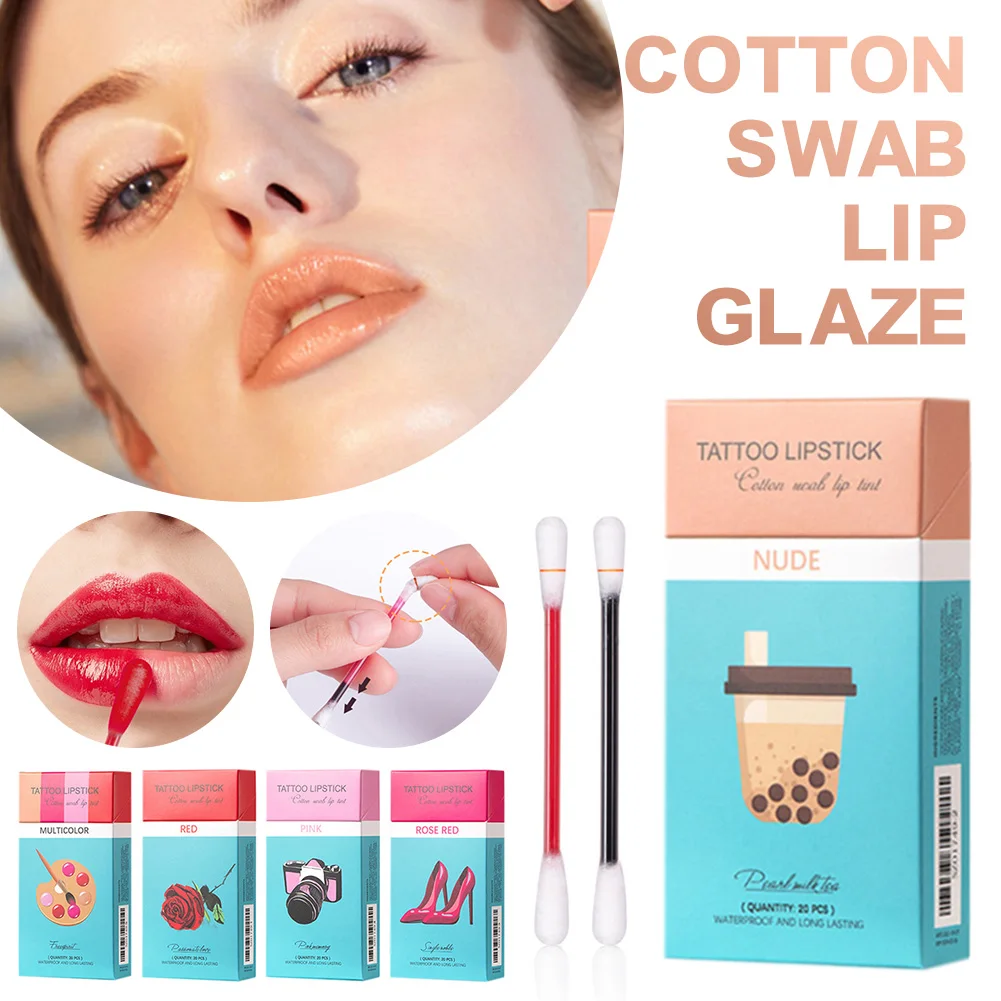 20pcs/set Lipstick Microbrush Long Lasting Waterproof Disposable Brushes Cotton Swab Lipsticks Korean Cigarette Case Lip Glaze
20pcs/set Lipstick Microbrush Long Lasting Waterproof Disposable Brushes Cotton Swab Lipsticks Korean Cigarette Case Lip Glaze