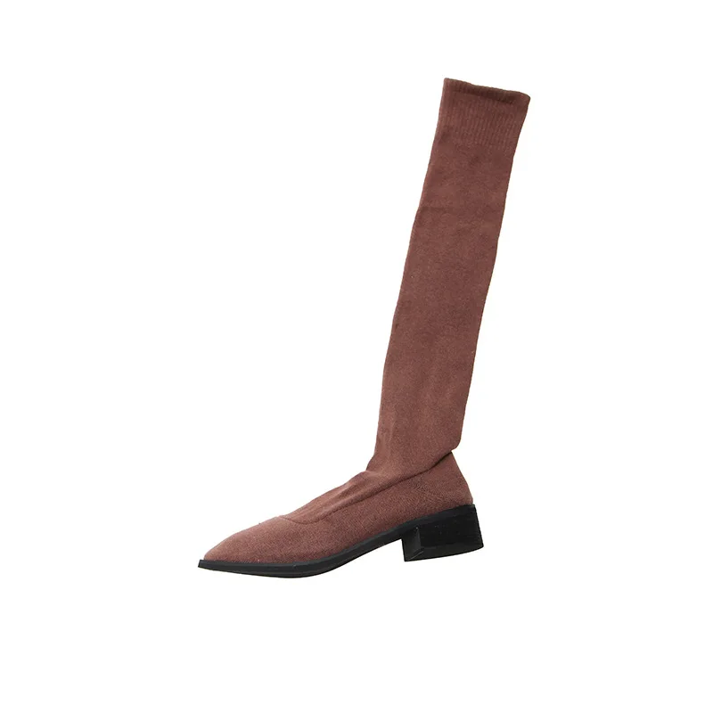 LEOSOXS Women Boots Autumn/Winter Over-the-Knee Boots Elastic Pointed-Toe Sock Boots High Heels Female Slip-On Lady Casual Shoes
LEOSOXS Women Boots Autumn/Winter Over-the-Knee Boots Elastic Pointed-Toe Sock Boots High Heels Female Slip-On Lady Casual Shoes