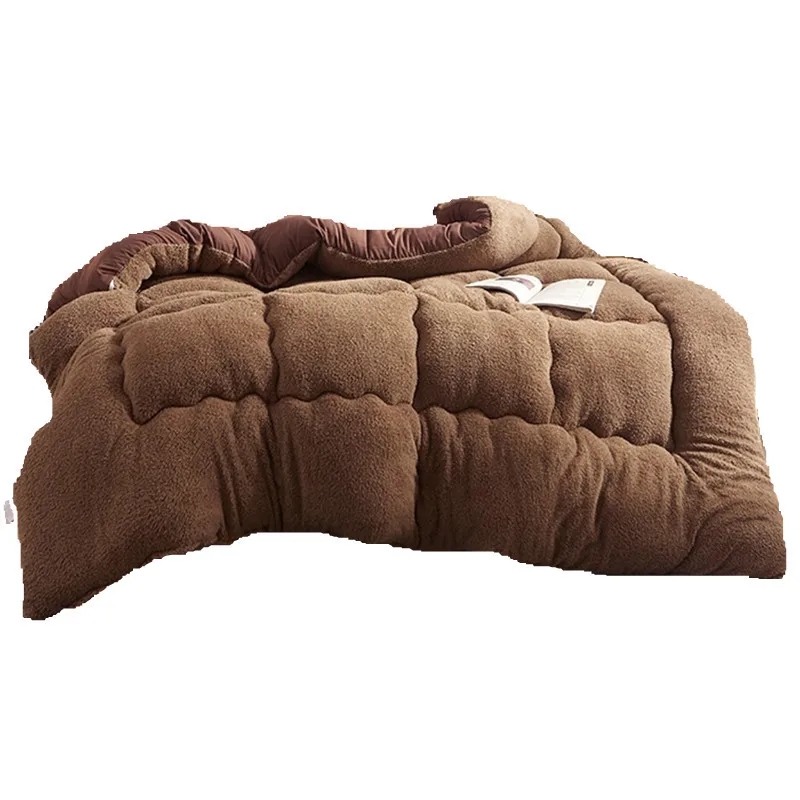 1PCS Lamb cashmere velvet Fabric warm winter wool quilt thicken comforter duvet blanket king queen size double Cashmere
1PCS Lamb cashmere velvet Fabric warm winter wool quilt thicken comforter duvet blanket king queen size double Cashmere