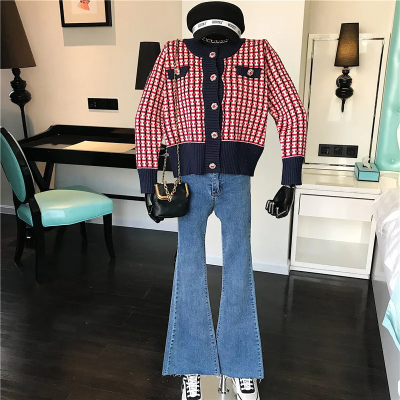 Spring 2021 Niche Design New Mixed-color Cardigan Cardigan Jacket For Women Vintage Women With A Short, Loose Sweater
Spring 2021 Niche Design New Mixed-color Cardigan Cardigan Jacket For Women Vintage Women With A Short, Loose Sweater