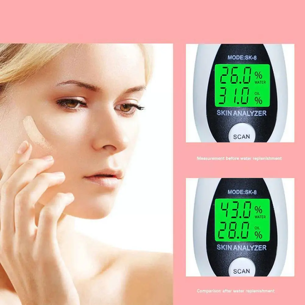 Precise LCD Digital Skin Oil Moisture Tester For Face Skin Care Sensor Lady Beauty Tool Spa Monitor J5V5
Precise LCD Digital Skin Oil Moisture Tester For Face Skin Care Sensor Lady Beauty Tool Spa Monitor J5V5