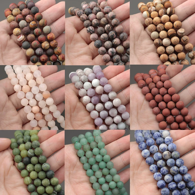 Hesiod 8mm Matte Frosted Jaspers Agates Tiger Eye Round Loose Beads Natural Stone Beads for Jewelry Making Accessories
Hesiod 8mm Matte Frosted Jaspers Agates Tiger Eye Round Loose Beads Natural Stone Beads for Jewelry Making Accessories