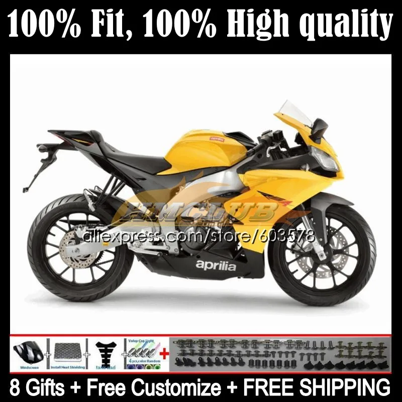 Injection For Aprilia RS4 RSV1000R 112CL.3 RSV 1000 RSV1000 R RR 16 17 18 19 RSV-1000 2016 2017 2018 2019 Fairing Light Yellow
Injection For Aprilia RS4 RSV1000R 112CL.3 RSV 1000 RSV1000 R RR 16 17 18 19 RSV-1000 2016 2017 2018 2019 Fairing Light Yellow
