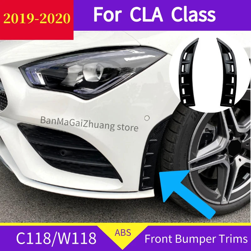 C118 Front Bumper Trims for mercedes CLA class W118 2019-2020 CLA250 CLA180 CLA200 ABS front canards Side Sticker
C118 Front Bumper Trims for mercedes CLA class W118 2019-2020 CLA250 CLA180 CLA200 ABS front canards Side Sticker