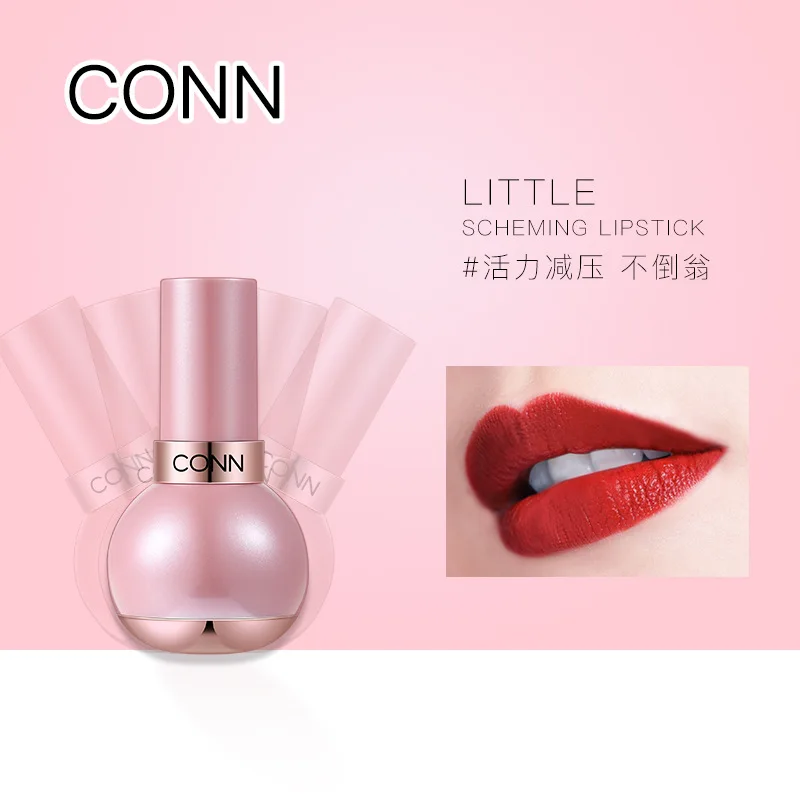 

Conn Tumbler Charade Lipstick Moisturizing Moisturizing Lip Discoloration Resistant Lipstick Makeup 6201