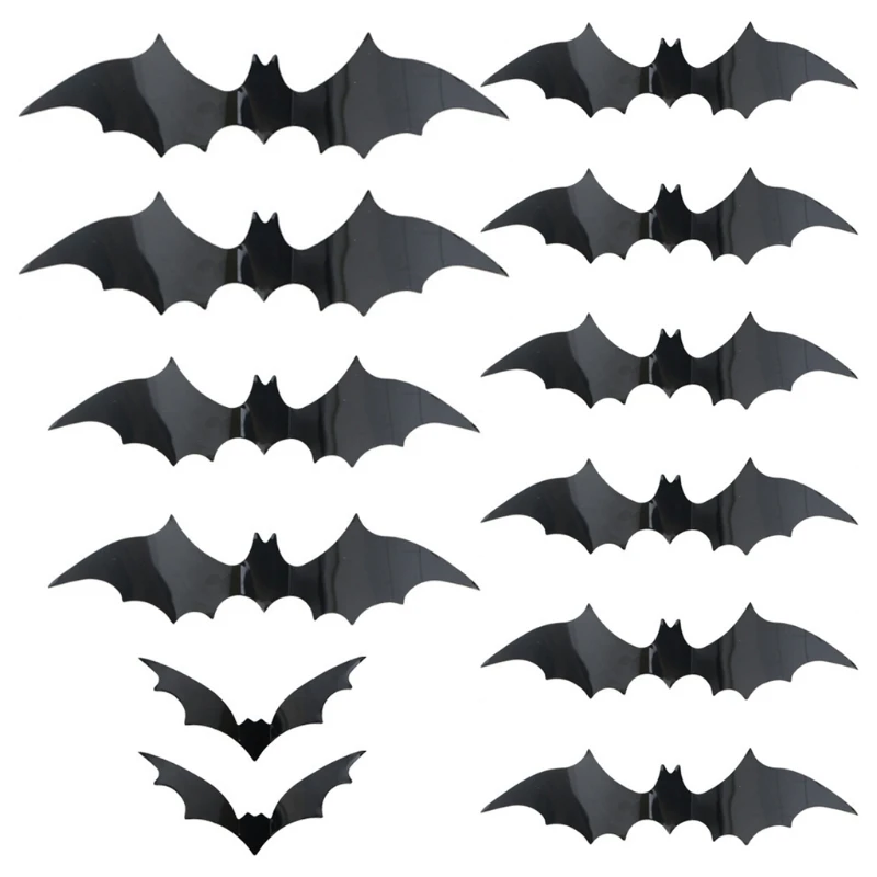 Halloween 3D Scary Bats Wall Stickers for Indoor Outdoor Halloween Party Decals Vivid Bats Door Window Decals Sticker
Halloween 3D Scary Bats Wall Stickers for Indoor Outdoor Halloween Party Decals Vivid Bats Door Window Decals Sticker