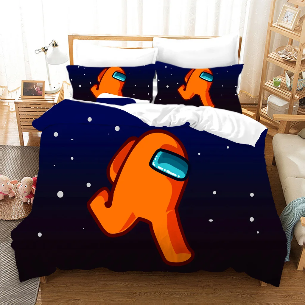 Hot Game Among Us Quilt Cover Impostor Crewmate Bedding Suit 3D Cartoon Printed Pillowcase Child Bedroom Bedclothes Kid Gift New
Hot Game Among Us Quilt Cover Impostor Crewmate Bedding Suit 3D Cartoon Printed Pillowcase Child Bedroom Bedclothes Kid Gift New