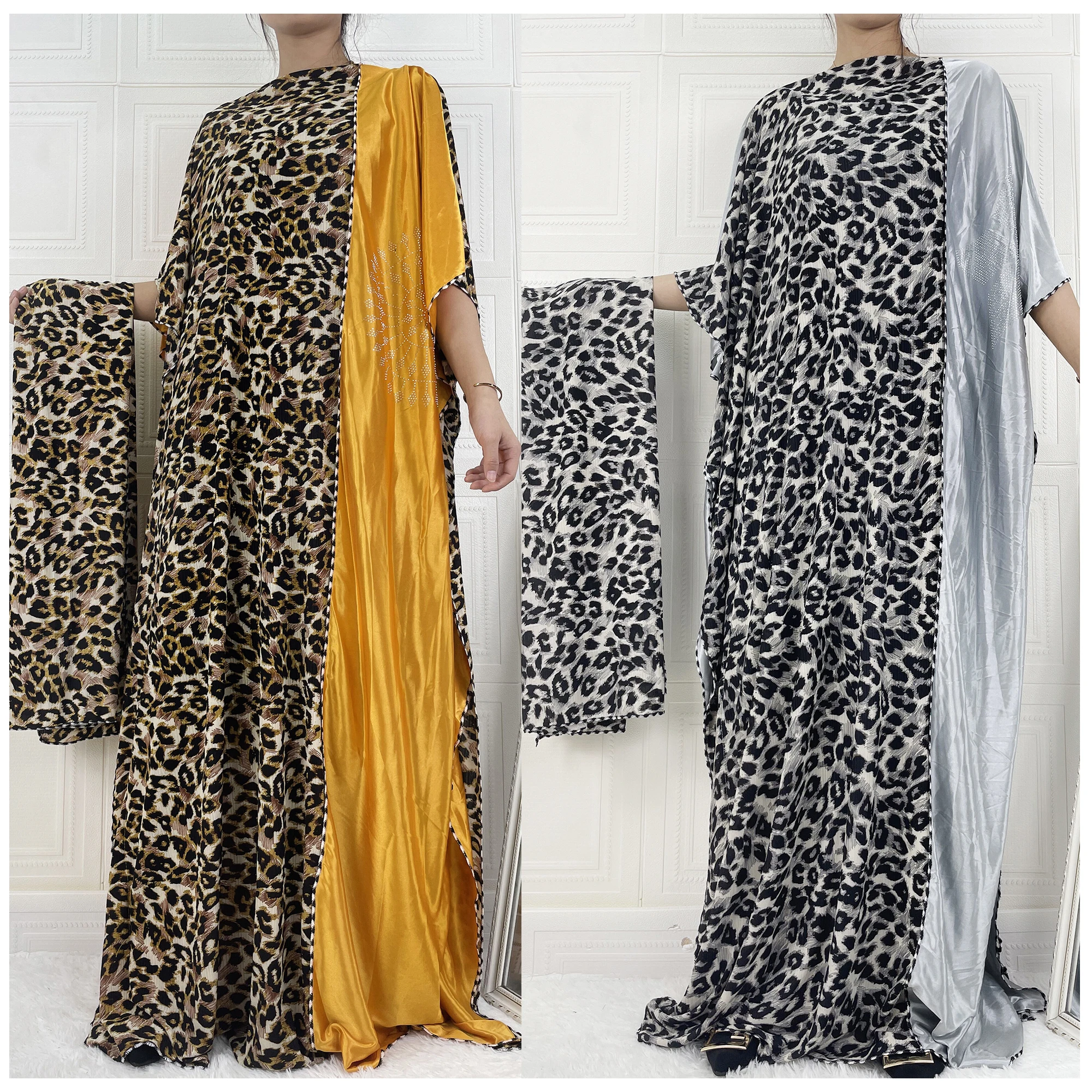 Arabia Dashiki Dress Leopard Print Bohemia Hijab Loose Elegant Muslim Abaya caftan Gowns Broder Riche Sexy Lady Party maxi beach
Arabia Dashiki Dress Leopard Print Bohemia Hijab Loose Elegant Muslim Abaya caftan Gowns Broder Riche Sexy Lady Party maxi beach