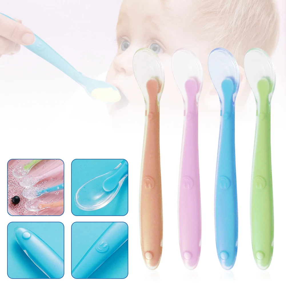 Silicone Baby Spoon Feeding Training Spoon Soft and Safe Baby Utensils for Infants over 6 Months Training Bowl Spoon Fork
Silicone Baby Spoon Feeding Training Spoon Soft and Safe Baby Utensils for Infants over 6 Months Training Bowl Spoon Fork
