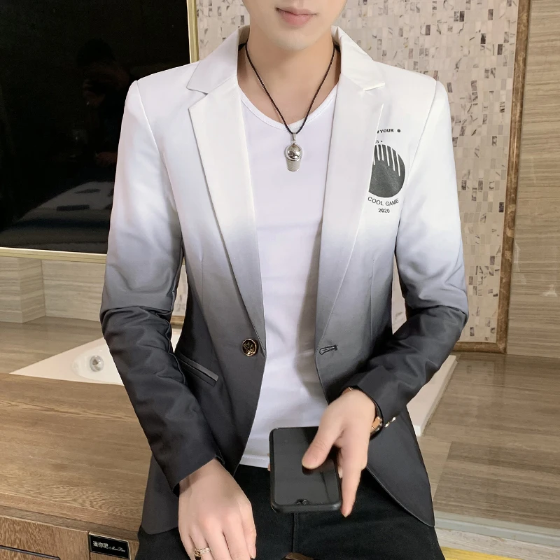 2021 Men Printed Small Suit Male Korean Version The Self-cultivation Stand-up Collar Chinese Tunic Casual Suit Thin Jacket Youth
2021 Men Printed Small Suit Male Korean Version The Self-cultivation Stand-up Collar Chinese Tunic Casual Suit Thin Jacket Youth
