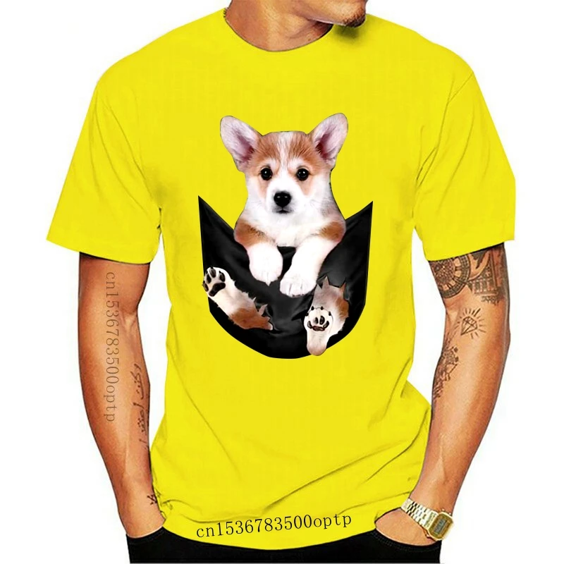 Дизайнерская Милая футболка Corgi с внутренним карманом для любителей собак, черный хлопковый Мужской Топ, футболка
Дизайнерская Милая футболка Corgi с внутренним карманом для любителей собак, черный хлопковый Мужской Топ, футболка
