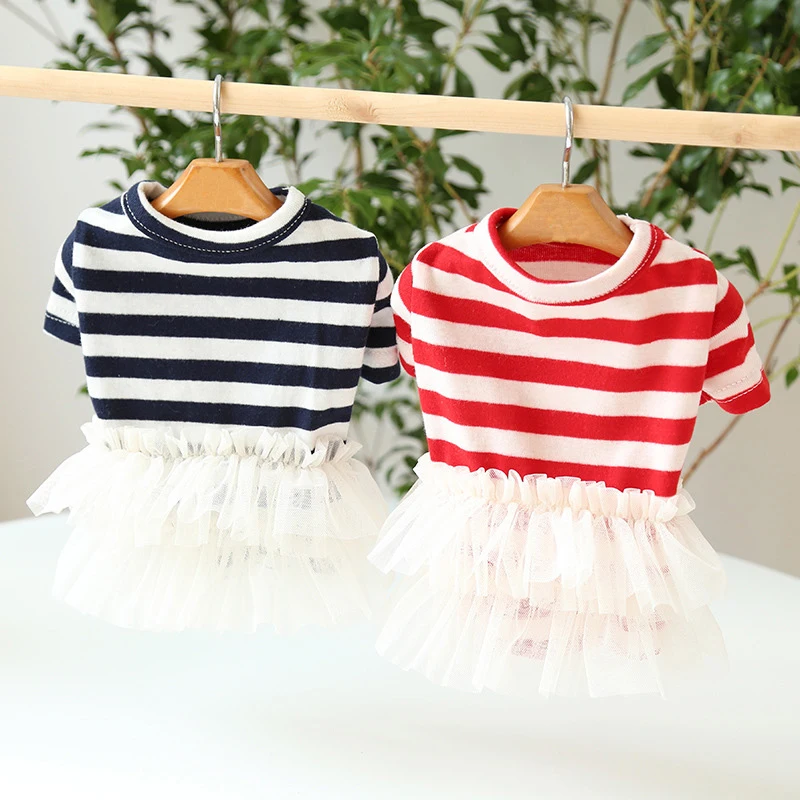 Pets Product Clothes Dog Supplies Dress Summer Lace Striped Skirts Yorkie Bichon Corgi Teddy Poodle Pug British Cat Dog Costumes
Pets Product Clothes Dog Supplies Dress Summer Lace Striped Skirts Yorkie Bichon Corgi Teddy Poodle Pug British Cat Dog Costumes