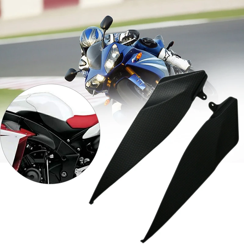 Motorcycle Black Gas Tank Side Cover Panel Fairing Trim Cowl for Yamaha YZF R1 2007 2008 YZF-R1 YZFR1
Motorcycle Black Gas Tank Side Cover Panel Fairing Trim Cowl for Yamaha YZF R1 2007 2008 YZF-R1 YZFR1