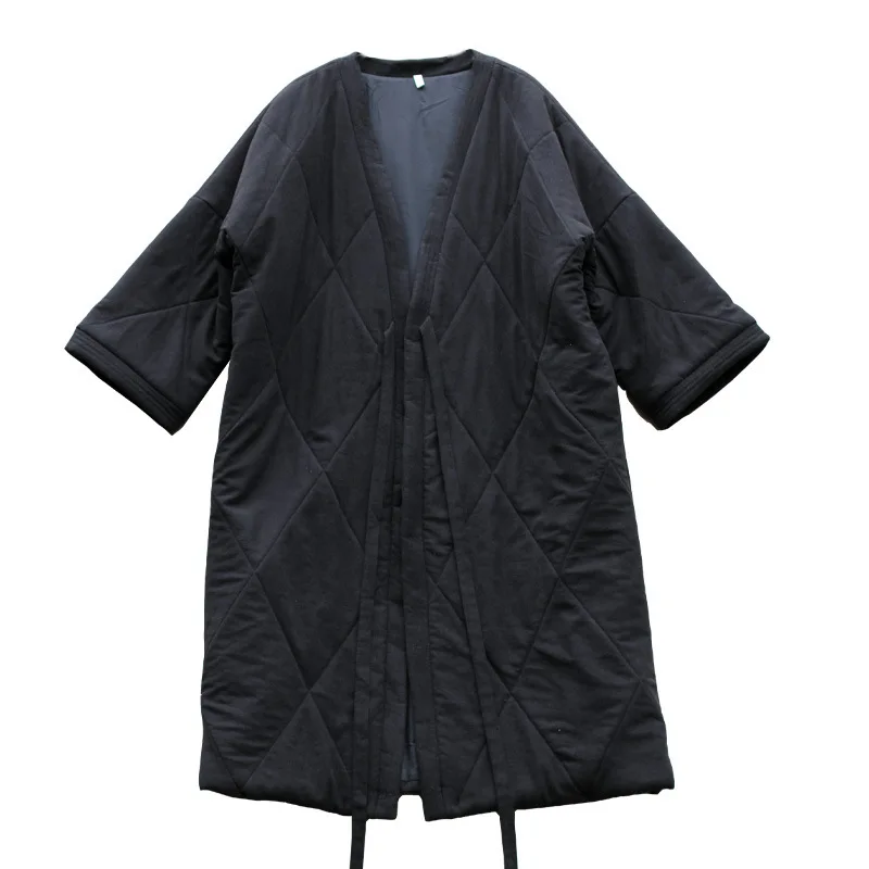 cotton Women's cotton-padded clothes with Chinese zen loose and long winter coat black 20 years the new 20815
cotton Women's cotton-padded clothes with Chinese zen loose and long winter coat black 20 years the new 20815