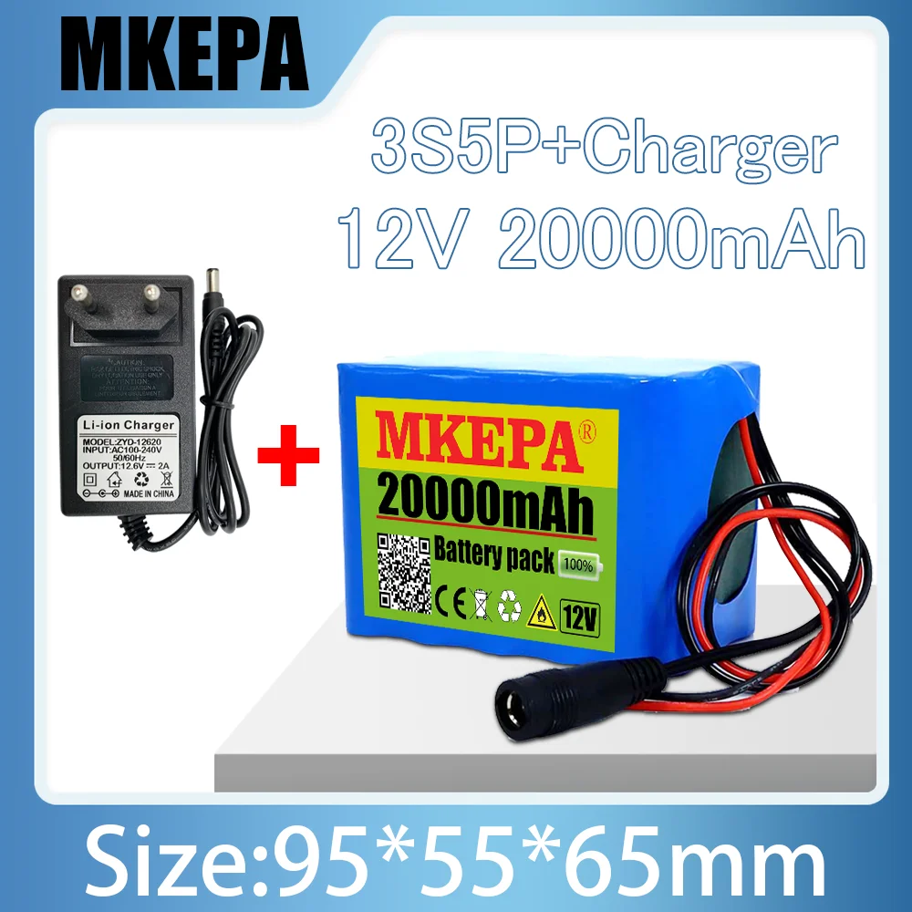 NEW 12V 20000ah large capacity 18650 lithium battery protection board 12,6 V 3s5p 20000mah capacity + 12.6V 2A charger
NEW 12V 20000ah large capacity 18650 lithium battery protection board 12,6 V 3s5p 20000mah capacity + 12.6V 2A charger