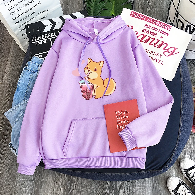 Shiba Inu who loves to drink milk tea print hoodies pullover 2020 fashion harajuku winter hoodie women loose korean style
Shiba Inu who loves to drink milk tea print hoodies pullover 2020 fashion harajuku winter hoodie women loose korean style