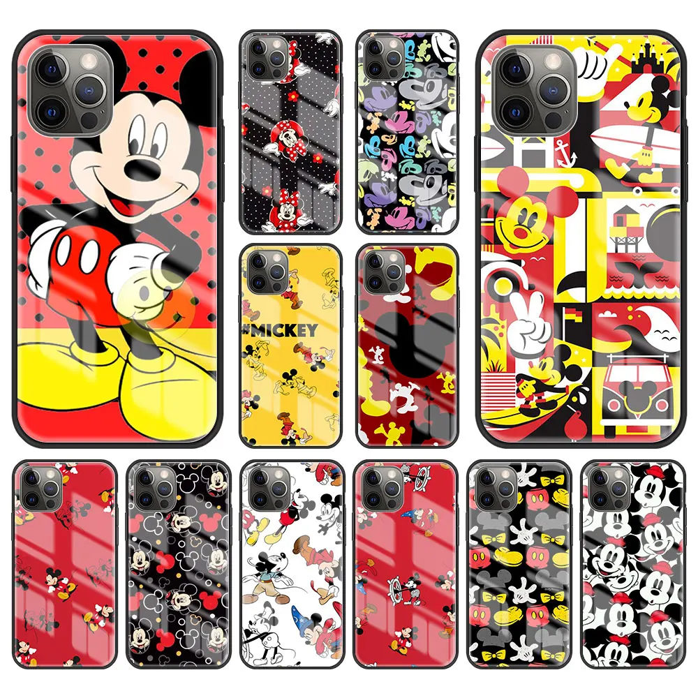 Disney Cute Mickey Mouse Case for Apple iPhone 13 Pro Max 12 Mini 11 7 8 Plus Luxury Tempered Glass Cover Coque Shell Capa Cell
Disney Cute Mickey Mouse Case for Apple iPhone 13 Pro Max 12 Mini 11 7 8 Plus Luxury Tempered Glass Cover Coque Shell Capa Cell