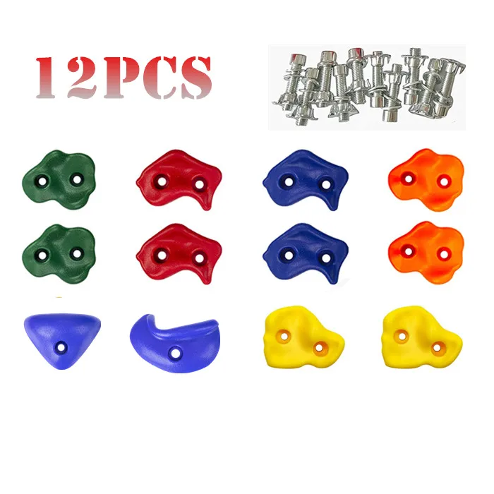 Climbing Rock Toys For Children Wall Stones Hand Feet Holds Grip Kits Kids Outdoor Indoor Playground Plastic Outdoor Training
Climbing Rock Toys For Children Wall Stones Hand Feet Holds Grip Kits Kids Outdoor Indoor Playground Plastic Outdoor Training