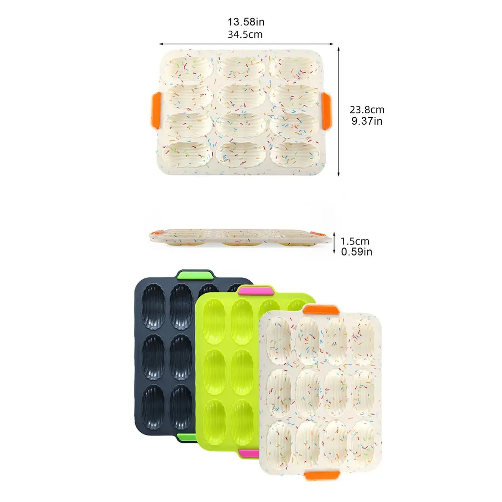 Silicone Baking Tray Bakeware Non-stick Cake Mold French-Bread Breadstick Bread Roll DIY Baking Mold Tools
Silicone Baking Tray Bakeware Non-stick Cake Mold French-Bread Breadstick Bread Roll DIY Baking Mold Tools