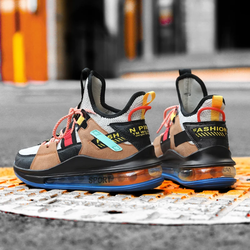 2021 Spring Autumn High Elasticity Men Chunky Sneakers Fashion Breathable Man Casual Shoes Plus Size 39~45
2021 Spring Autumn High Elasticity Men Chunky Sneakers Fashion Breathable Man Casual Shoes Plus Size 39~45