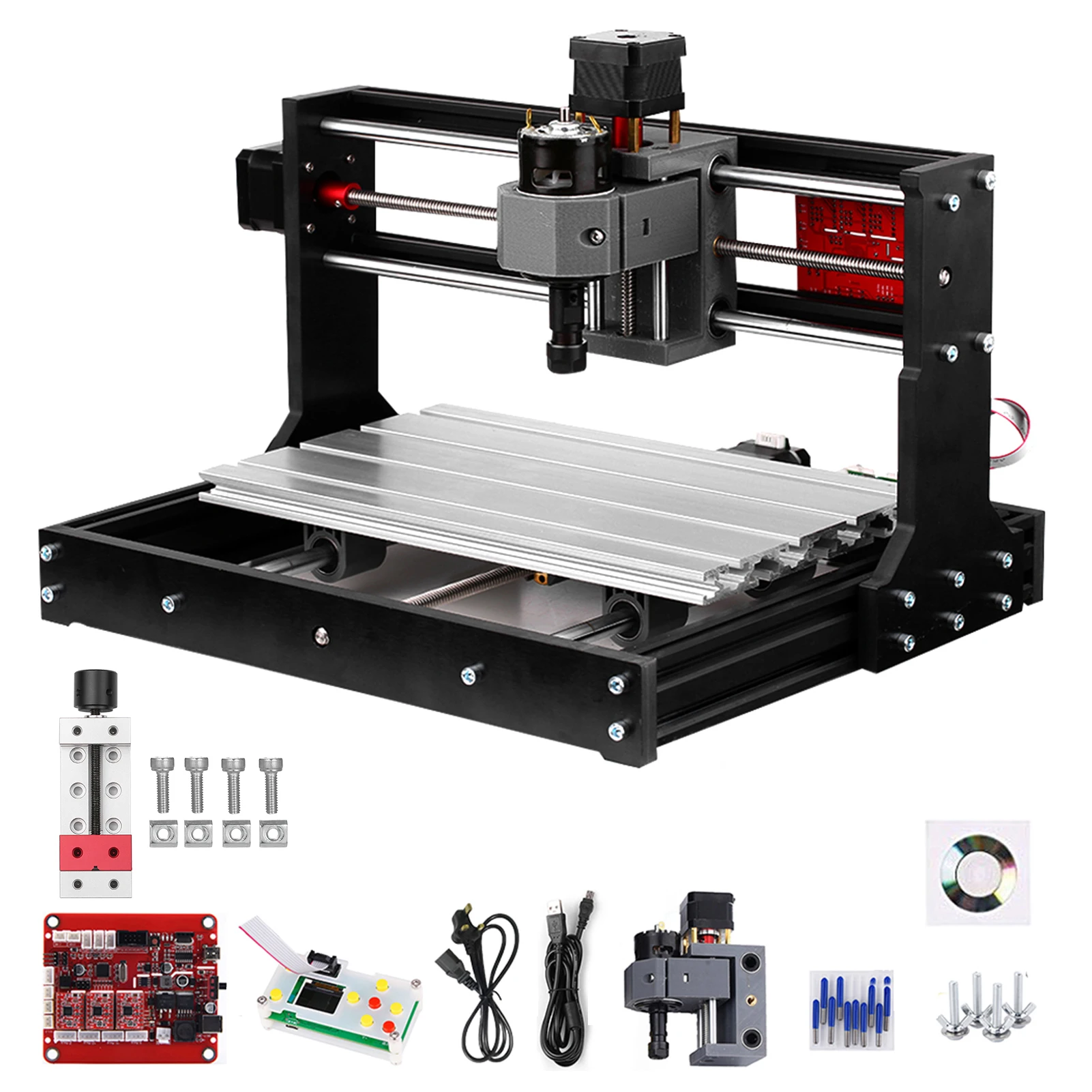 

Обновление версии CNC 3018 Pro GRBL Управление DIY мини фрезерный станок с ЧПУ машина 3 оси Pcb фрезерный станок быстроходный деревообрабатывающий фр...