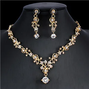 Fashion Crystal Bridal Jewelry Set Silver Color Rhinestone Party Necklace Set Ms. Wedding Jewelry dropshipping
Fashion Crystal Bridal Jewelry Set Silver Color Rhinestone Party Necklace Set Ms. Wedding Jewelry dropshipping