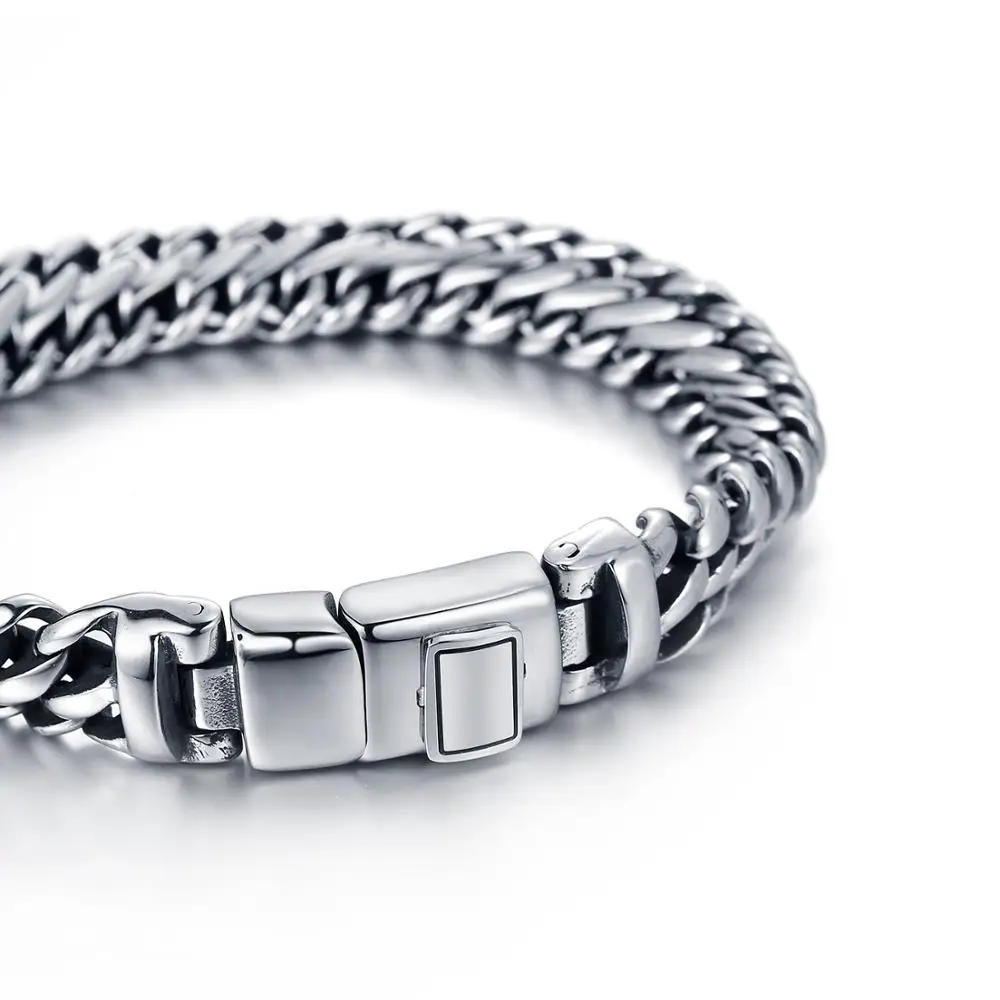Vintage Silver Color Stainless Steel Ben 12mm Width Buddha Bracelet For Men Chain Wristband Bracelets With Logo Pulseira BB008
Vintage Silver Color Stainless Steel Ben 12mm Width Buddha Bracelet For Men Chain Wristband Bracelets With Logo Pulseira BB008