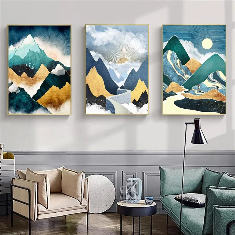 3 Pieces Modern Abstract Mountain Sunrise Poster Nordic Canvas Painting Wall Art Print Picture for Living Room Home Decoration
3 Pieces Modern Abstract Mountain Sunrise Poster Nordic Canvas Painting Wall Art Print Picture for Living Room Home Decoration
