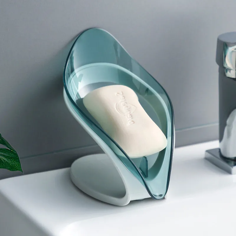 Bathroom Soap Holder Leaf Shape Soap Box Non-slip Drain Soap Storage Case Kitchen Storage Box Container Bathroom Accessories
Bathroom Soap Holder Leaf Shape Soap Box Non-slip Drain Soap Storage Case Kitchen Storage Box Container Bathroom Accessories