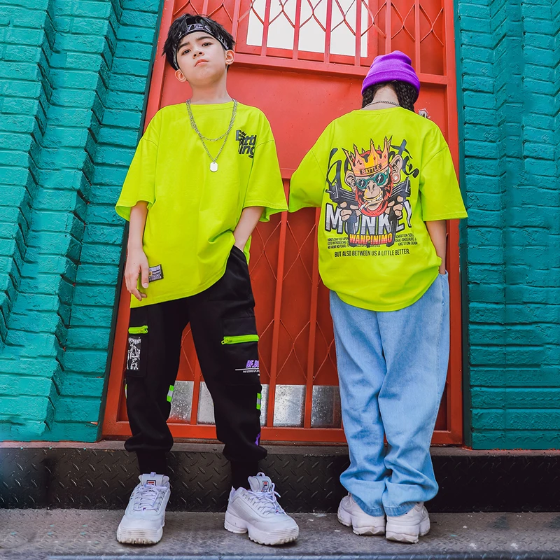 Fashion Modern Dance Costumes For Kids Street Wear Girls Hiphop Performance Clothing Ballroom Hip Hop Dance Stage Wear DQS4461
Fashion Modern Dance Costumes For Kids Street Wear Girls Hiphop Performance Clothing Ballroom Hip Hop Dance Stage Wear DQS4461