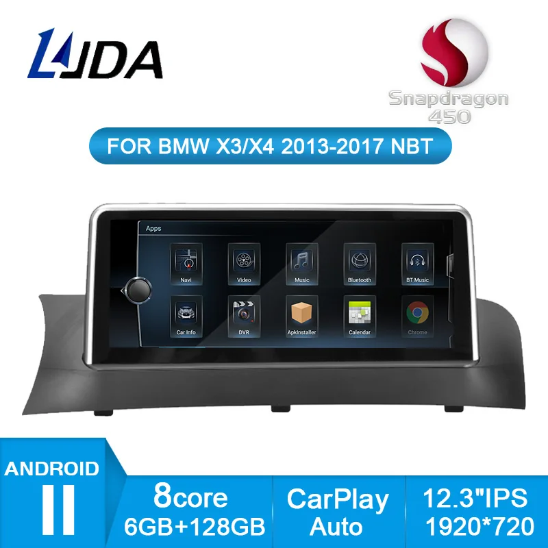 12.3" 1920*720 Android 11 Car Multimedia Player for BMW X3 F25 2013-2016 X4 F26 2014-2016 (NBT) Car Radio GPS Navigation Stereo
12.3" 1920*720 Android 11 Car Multimedia Player for BMW X3 F25 2013-2016 X4 F26 2014-2016 (NBT) Car Radio GPS Navigation Stereo