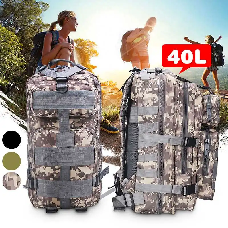 Outdoor Military Rucksacks Nylon 30/40L Waterproof Tactical backpack Sports Camping Hiking Trekking Fishing Hunting Bags
Outdoor Military Rucksacks Nylon 30/40L Waterproof Tactical backpack Sports Camping Hiking Trekking Fishing Hunting Bags
