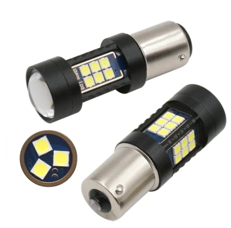 

1156 BA15S P21W BAU15S PY21W 1157 lamp socket 3030 SMD 27smd LED Car Tail Bulb auto Reverse DRL red amber white