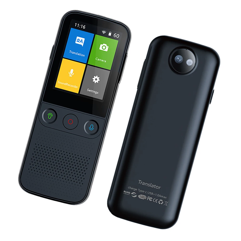 Portable Language Translator Device 137 Languages Mini Smart Voice Translator Instant Translation For Voice Recording Translator
Portable Language Translator Device 137 Languages Mini Smart Voice Translator Instant Translation For Voice Recording Translator