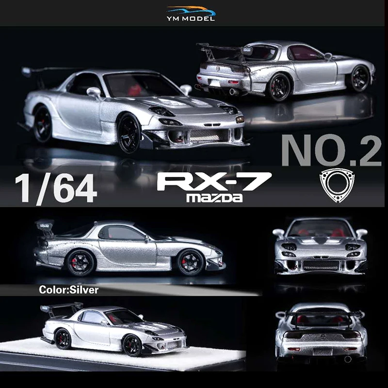 YM модель 1/64 модель автомобиля Mazda RX-7 сплав литьем под давлением Модель Коллекция металла Дисплей игрушки
YM модель 1/64 модель автомобиля Mazda RX-7 сплав литьем под давлением Модель Коллекция металла Дисплей игрушки