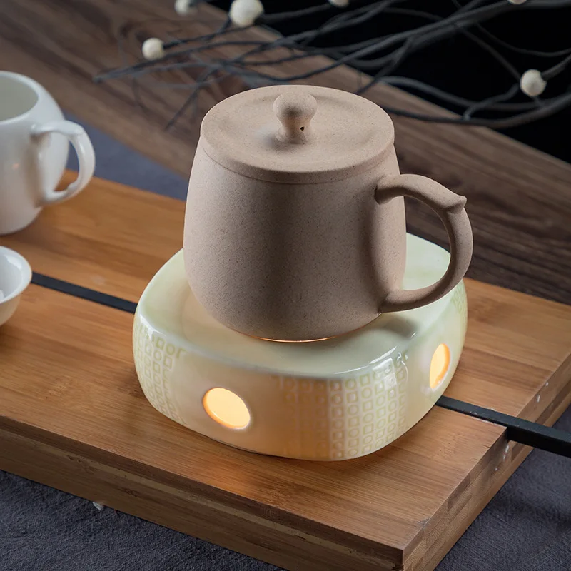 Теплое основание керамический нагреватель свечи цветочный чай кипяченое вино в
