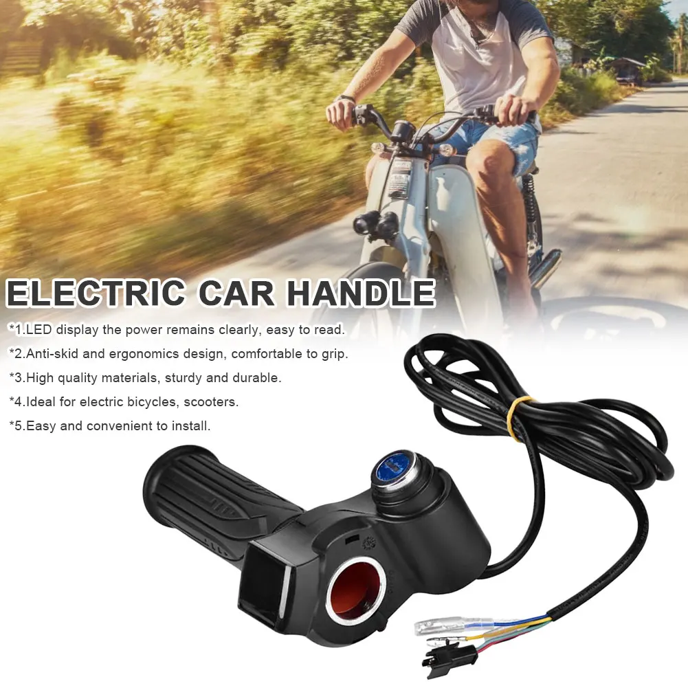 24/36/48/60/72v Led Digital Meter Electric Bike Scooter Throttle Grip Handlebar With Power Switch Led Display Bicycleaccessories
24/36/48/60/72v Led Digital Meter Electric Bike Scooter Throttle Grip Handlebar With Power Switch Led Display Bicycleaccessories