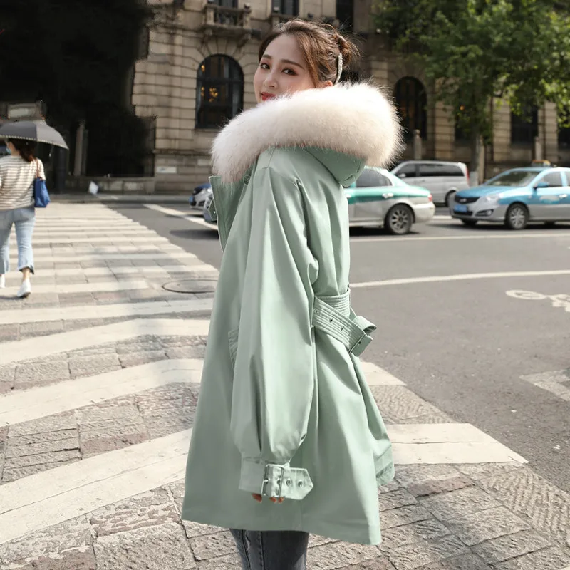 JCHB 2021 Women's Down Jacket Raccoon Dog Fur Collar Hooded Coat Female Autumn Winter Parkas Woman Warm Mujeres Abrigos Pph1398 
JCHB 2021 Women's Down Jacket Raccoon Dog Fur Collar Hooded Coat Female Autumn Winter Parkas Woman Warm Mujeres Abrigos Pph1398