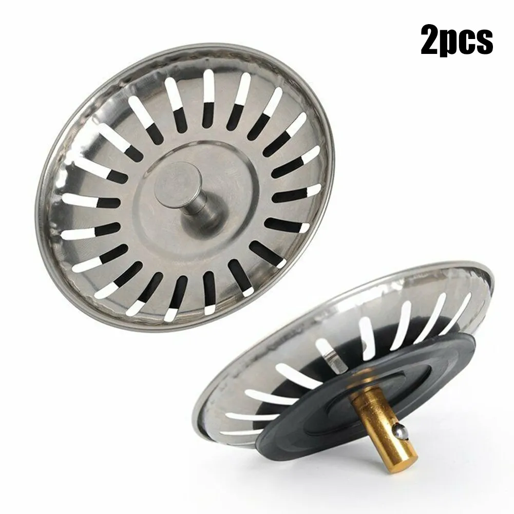 2PCS Kitchen Sink Strainer Drainer Waste Plugs Sink Filter Stainless Steel Filter Plug Hair Catcher Kitchen Sink Accessories
2PCS Kitchen Sink Strainer Drainer Waste Plugs Sink Filter Stainless Steel Filter Plug Hair Catcher Kitchen Sink Accessories