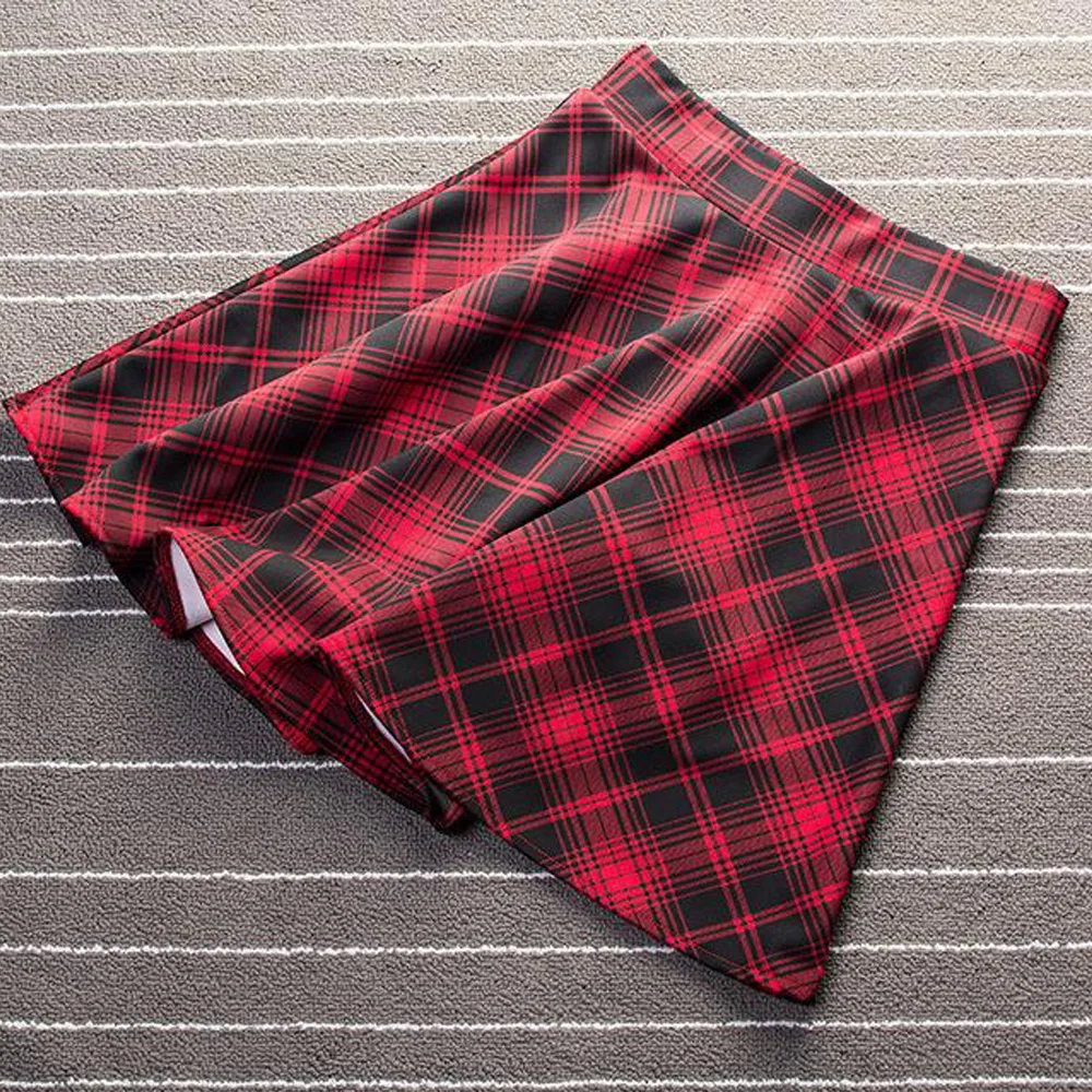 Women Black Plaid High Waist Skirts 50s 60s Vintage Checkered Skirts Womans Big Swing Elegant Retro A-Line Skirt Faldas Saias
Women Black Plaid High Waist Skirts 50s 60s Vintage Checkered Skirts Womans Big Swing Elegant Retro A-Line Skirt Faldas Saias